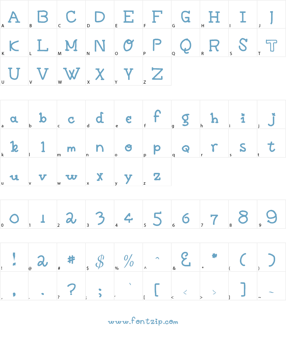 Yume no Drive Font Character